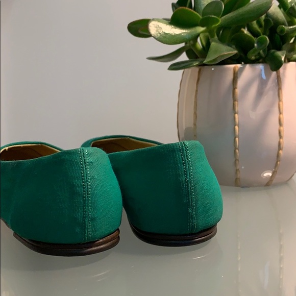 GUCCI FLATS Green VTG 1990 - Picture 2 of 6